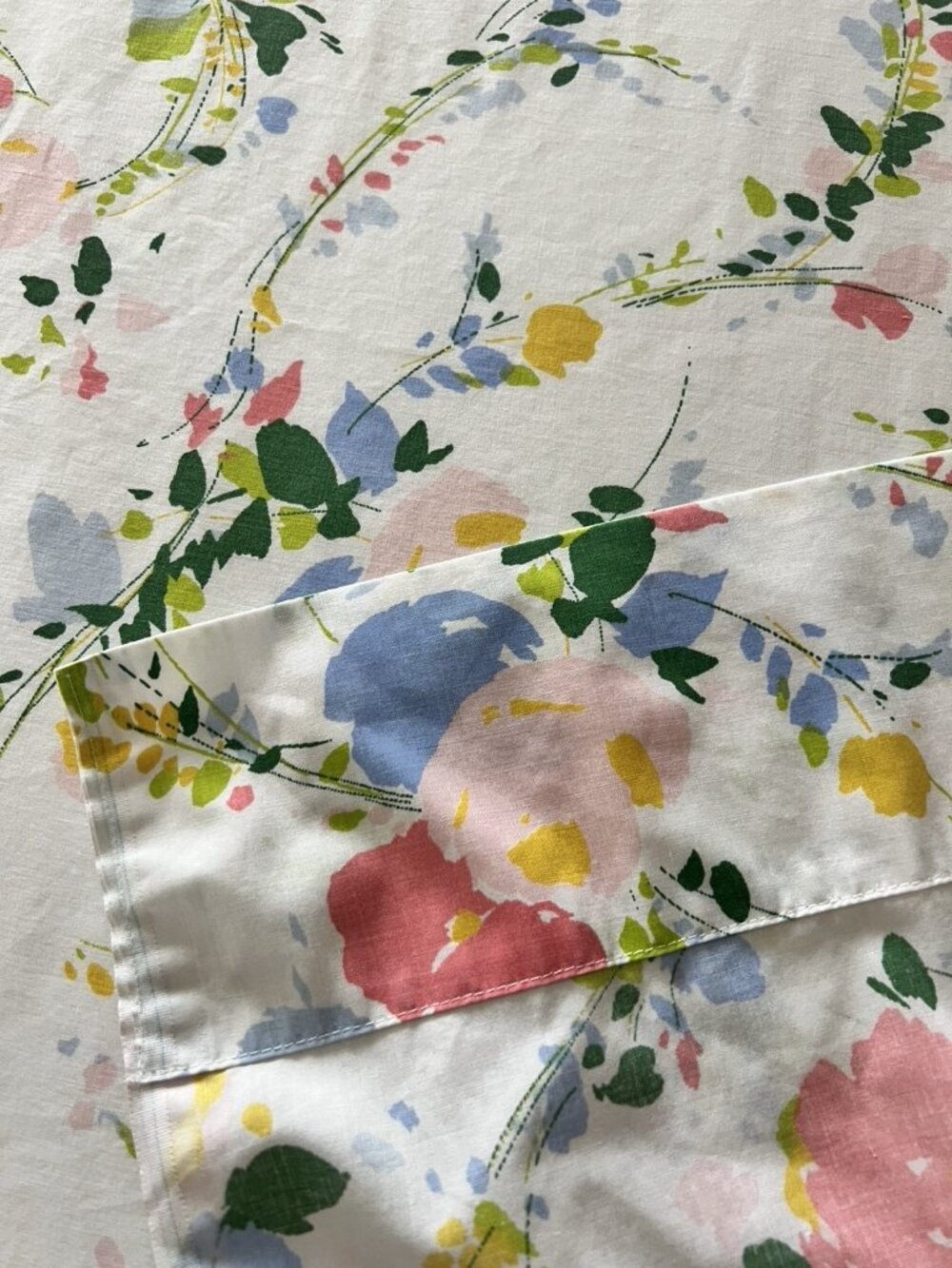 Cannon Royal Family Queen 4-pc Sheet Set Vintage Floral Flower No-Iron Percale